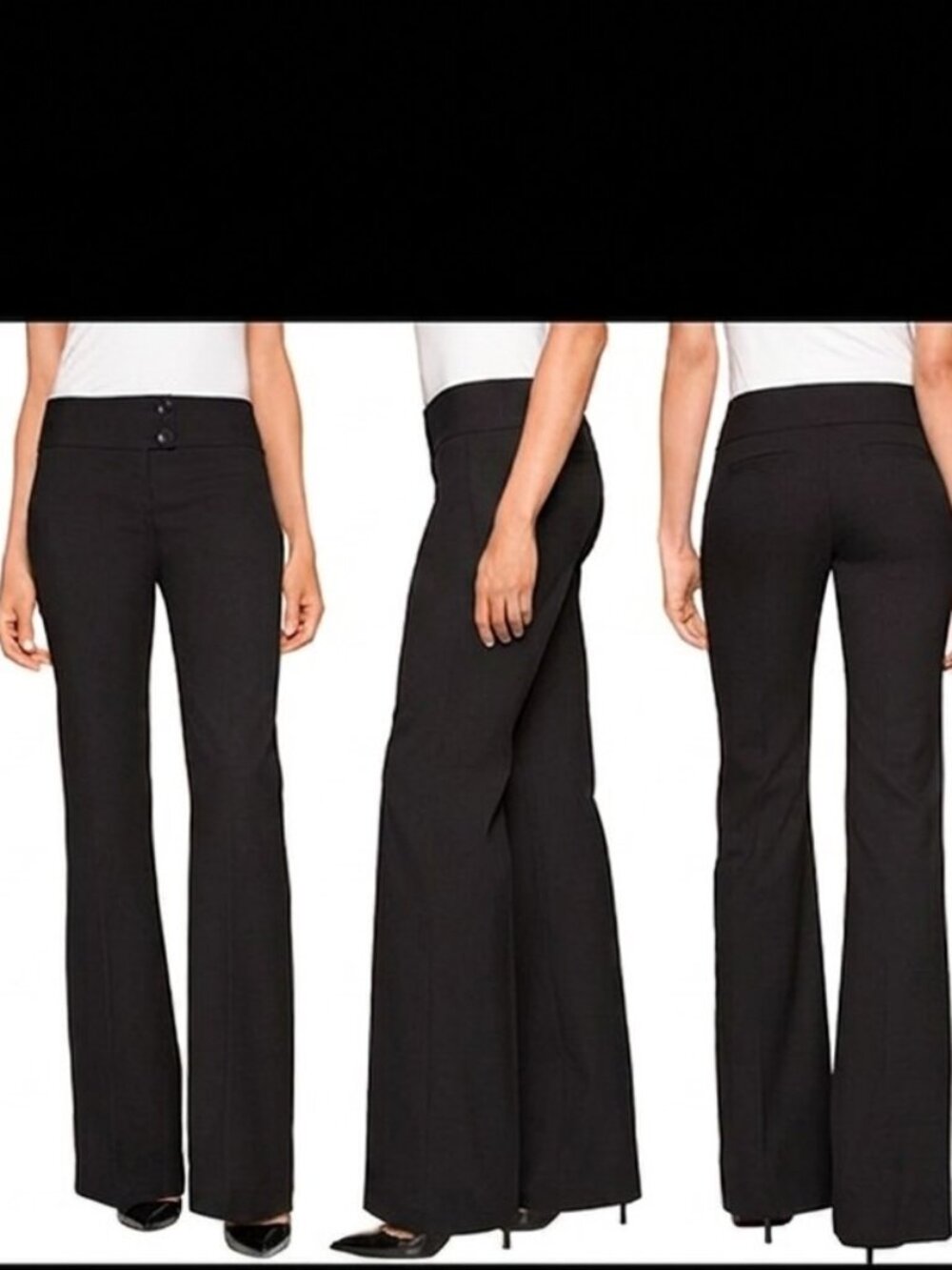 The Limited Cassidy Fit Wide Leg Trousers Size 0 / XS / S Low Rise Pants Classic